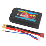 HobbyStar 6000mAh 7.6V 2S HV 100C Hardcase Shorty LiPo Battery
