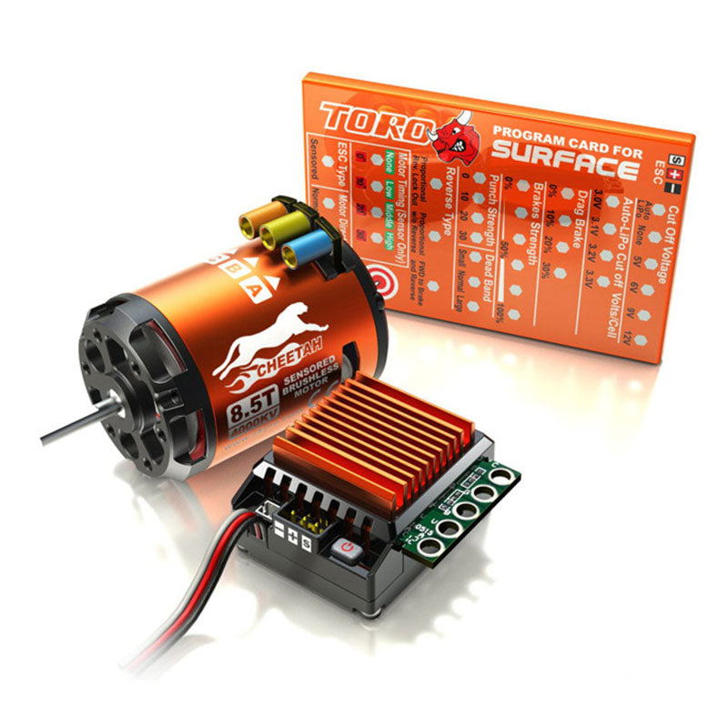 SKYRC Cheetah Sensored Brushless Motor and CS60 60A ESC 1/10 Combo