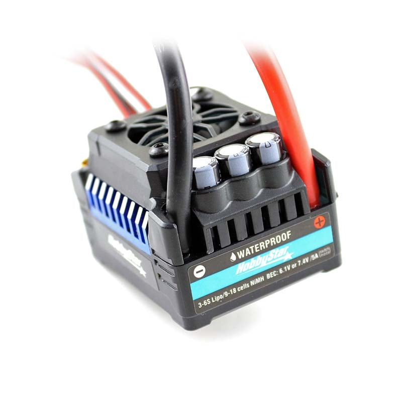 HobbyStar V2 120A Brushless Sensorless ESC, Waterproof, Temperature Monitoring