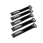 HobbyStar Rubberized Velcro Battery Straps, 20*300MM, Set of 5