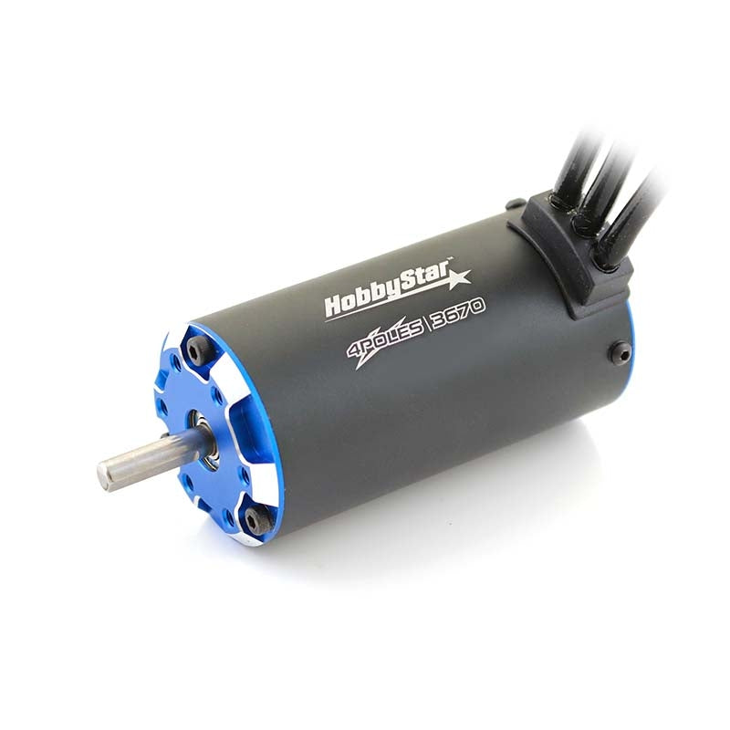 HobbyStar 3670 V2 4-Pole Brushless Motor, Temperature Protection