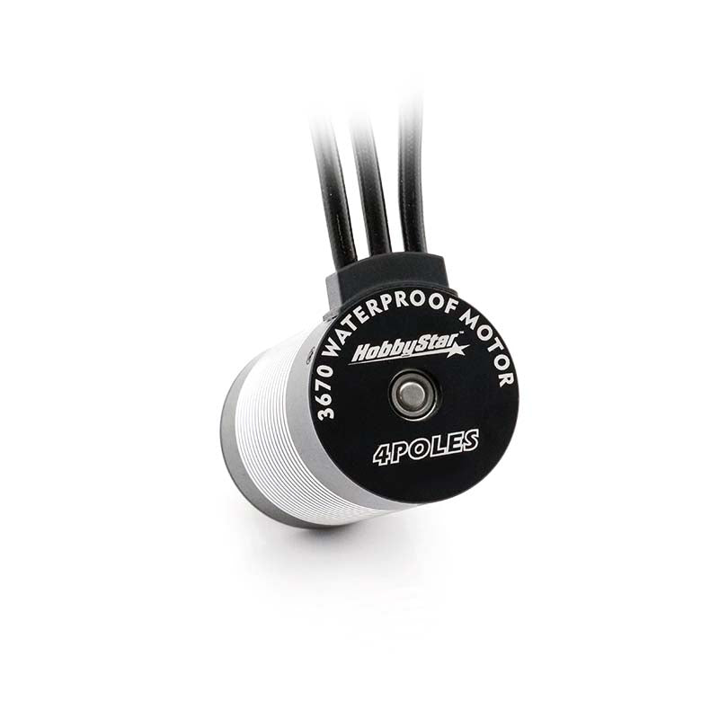HobbyStar 3670 4-Pole Waterproof Brushless Sensorless Motor