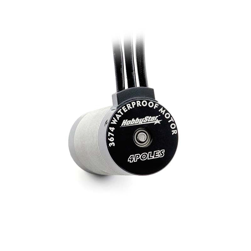 HobbyStar 3674 V2 4-Pole Waterproof Brushless Sensorless Motor