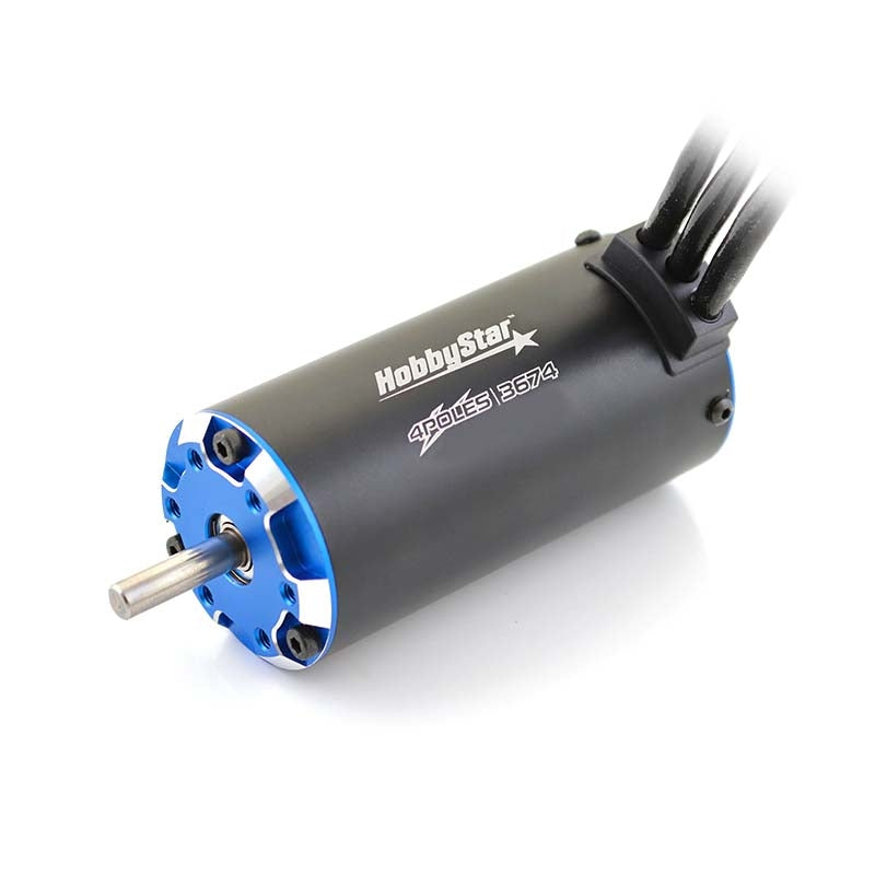 HobbyStar 3674 V2 4-Pole Brushless Motor, Temperature Protection