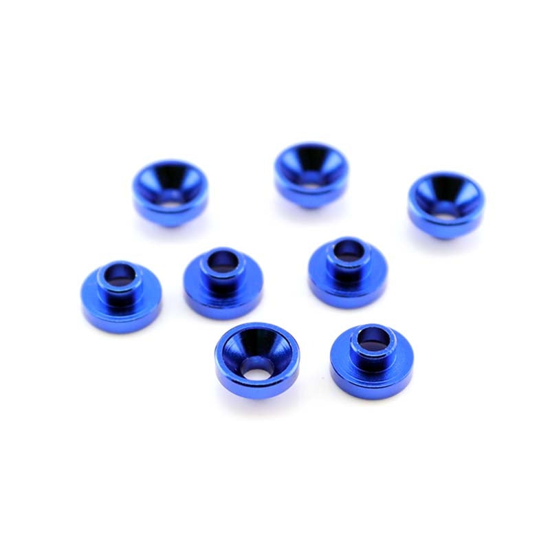 HobbyStar Aluminum Anodized Servo Washers, M3, 8-pack