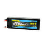 HobbyStar 8000mAh 7.4V, 2S 150C Silicone Graphene, Hardcase LiPo Battery