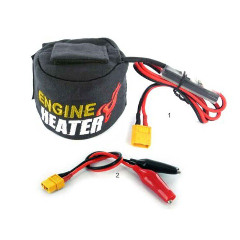 SKYRC engine heater uses technology similar to that used by Formula 1, Indy Car, and NASCAR Teams! It will properly pre-heat your engine to 60-70°C in 10 minutes based on ambient temperature.