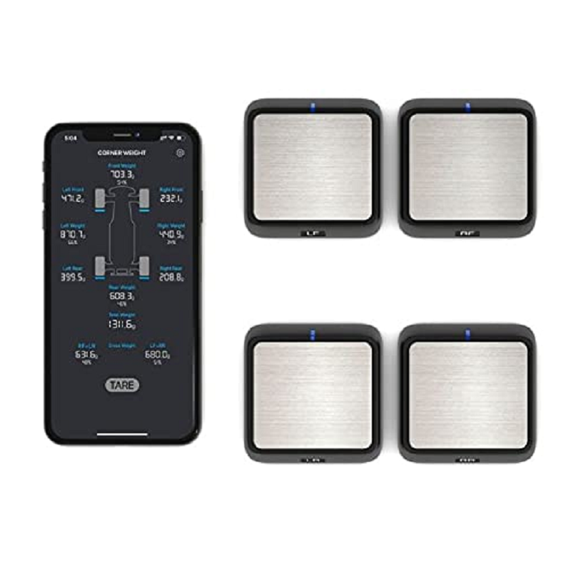 Optimize your RC car's performance with the SKYRC Wireless Corner Weight Scale System. This advanced system, including the SKYRC SCWS2000 Bluetooth Corner Weight Scale.