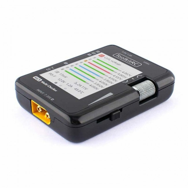 ToolkitRC MC8 Battery Checker, LCD Display
