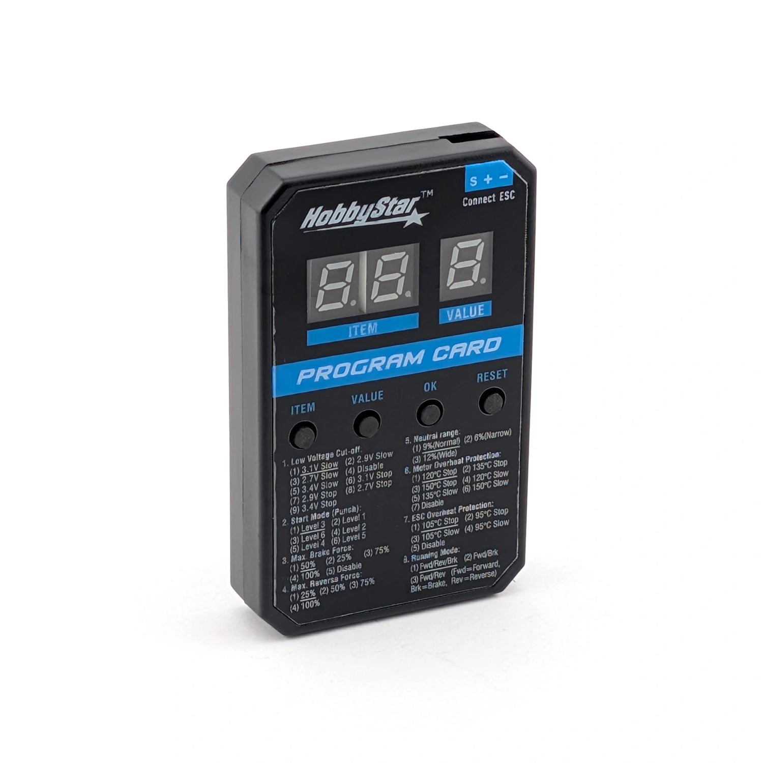 HobbyStar V2 LED Program Card