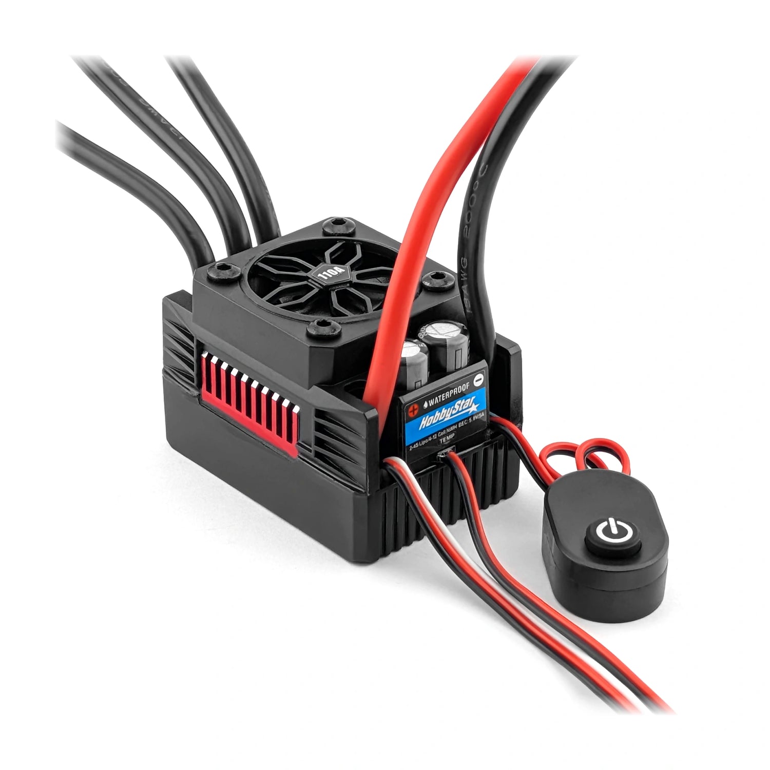 HobbyStar V3 110A Brushless Sensorless ESC, Waterproof, Temperature Monitoring