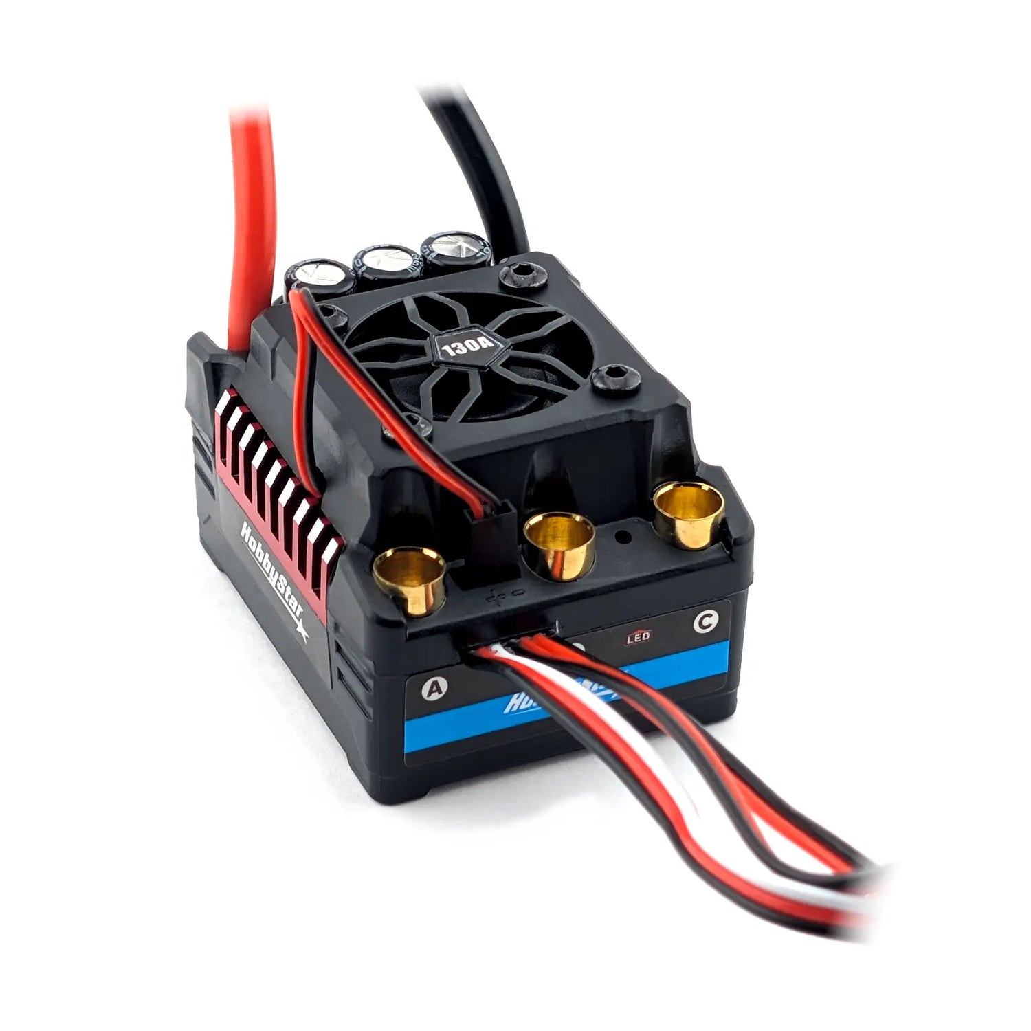 HobbyStar V3 130A Brushless Sensorless ESC, Waterproof, Temperature Monitoring