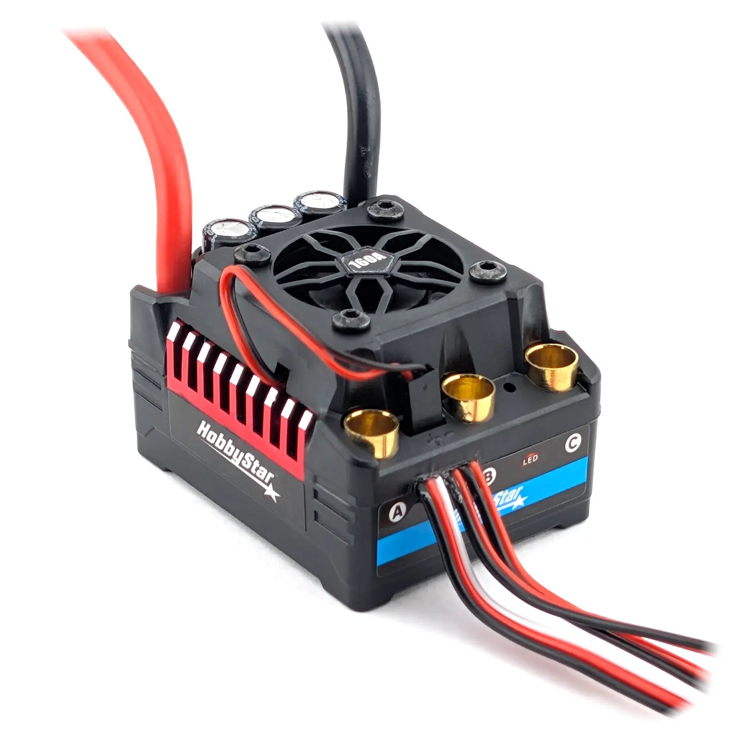 HobbyStar V3 160A Brushless Sensorless ESC, Waterproof, Temperature Monitoring