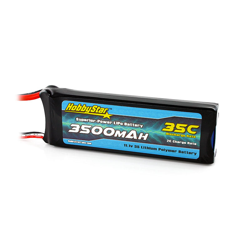 HobbyStar 3500mAh 11.1V, 3S 35C LiPo Battery