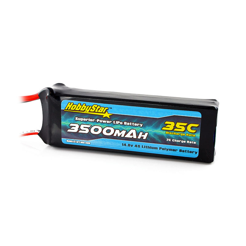 HobbyStar 3500mAh 14.8V, 4S 35C LiPo Battery