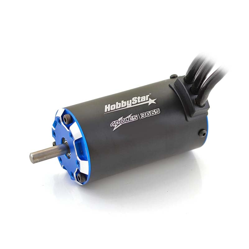 HobbyStar 3665 V2 4-Pole Brushless Motor, Temperature Protection