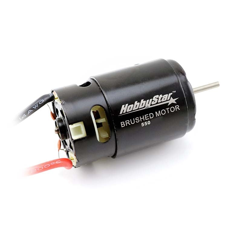 HobbyStar 550 Waterproof Brushed Crawler Motor With Fan, 3-Slot