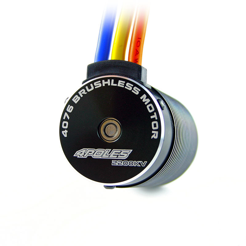 キキ HobbyStar 4076 4-Pole Brushless Sensorless Motor, 1/8 Truggy