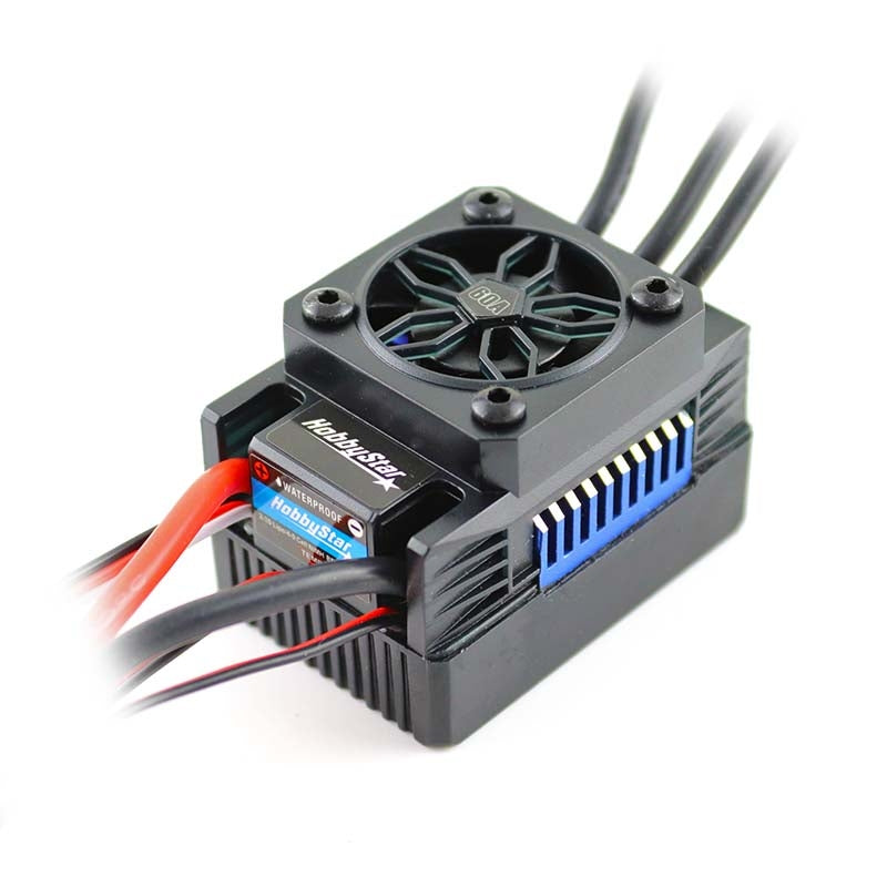 HobbyStar V2 60A Brushless Sensorless ESC, Waterproof, Temperature Monitoring