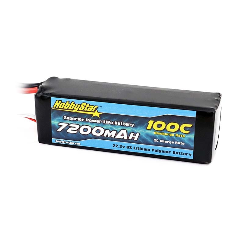 HobbyStar 7200mAh 22.2V, 6S 100C LiPo Battery - Fits UDR™