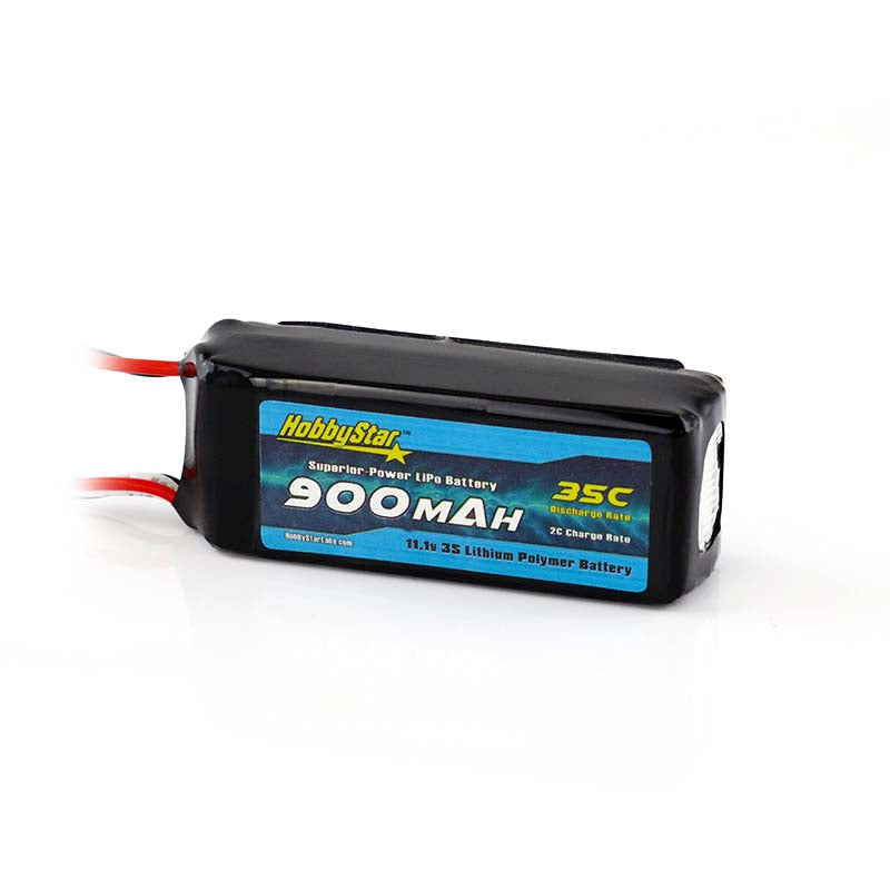 HobbyStar 900mAh 11.1V, 3S 35C LiPo Battery