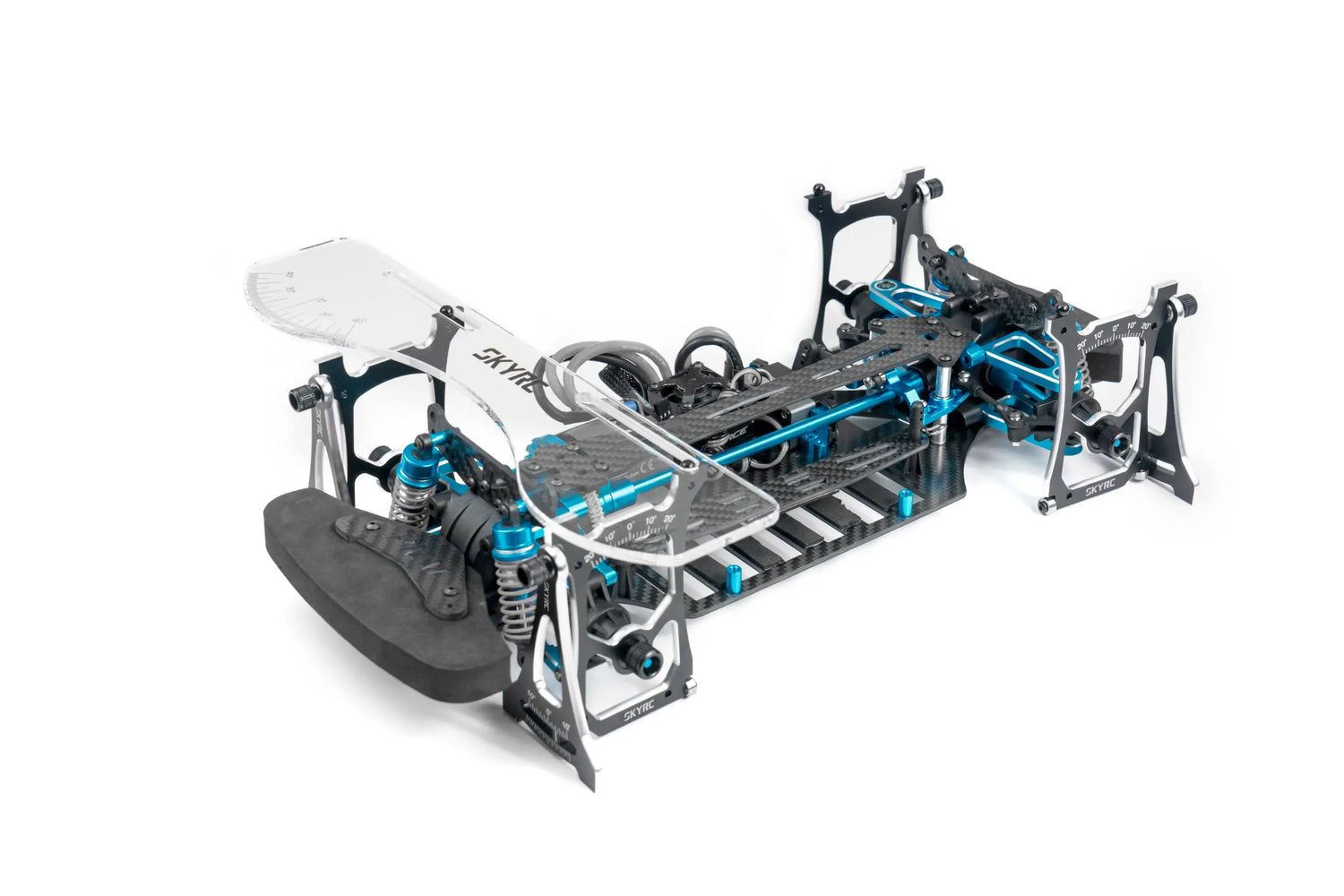 SKYRC Chassis Setup System 1/10 on-road - using on a car