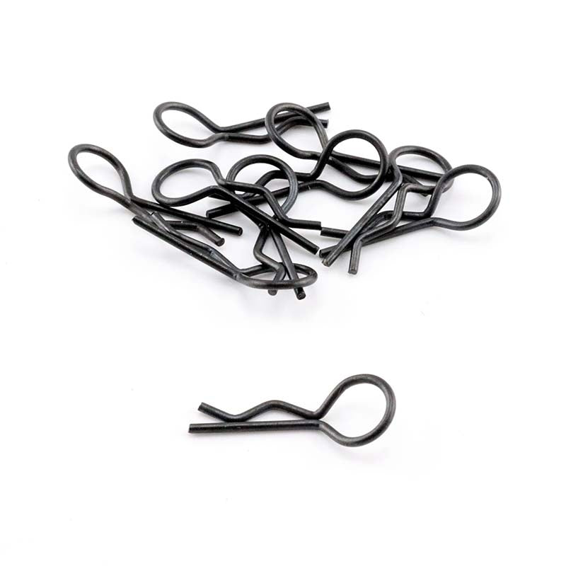 HobbyStar Bent 1/10 Body Clips, 10-pack
