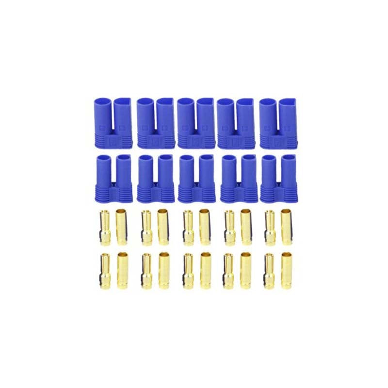 HobbyStar EC5 Connector Male and Female Set, 5-pack