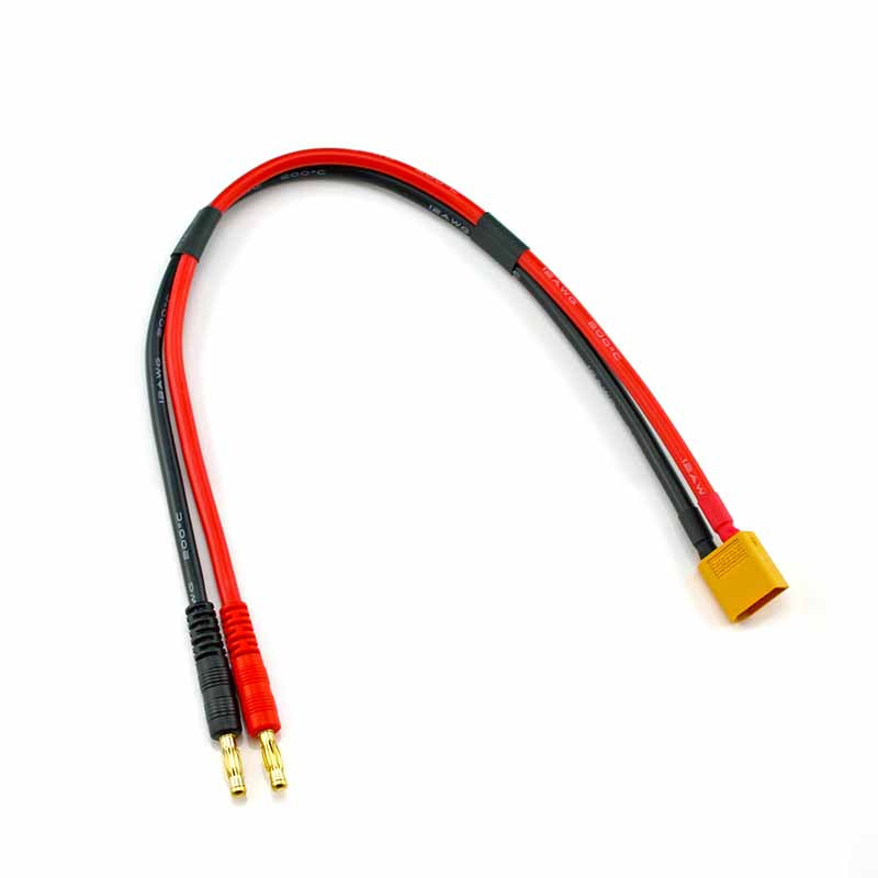 HobbyStar XT60 to 4mm Bullets Charge Lead / Charging Cable