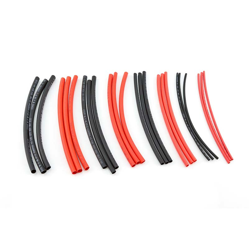 HobbyStar Heat-Shrink Tubing, Red and Black