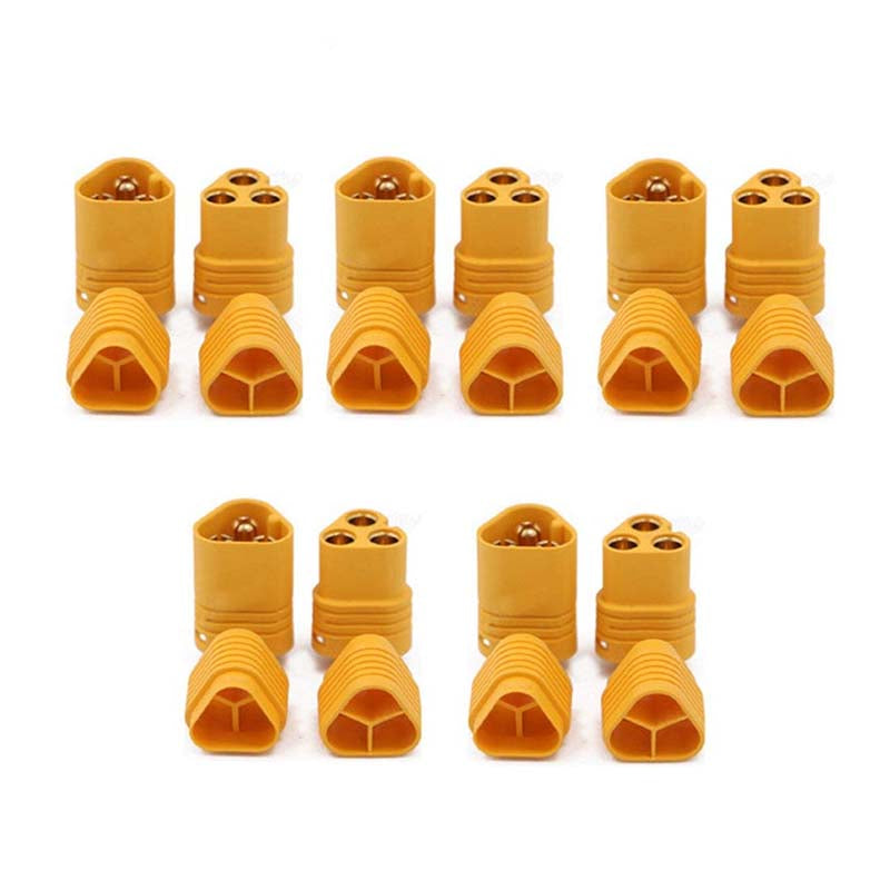 HobbyStar MT60 Connectors Male and Female Set, 5-pack