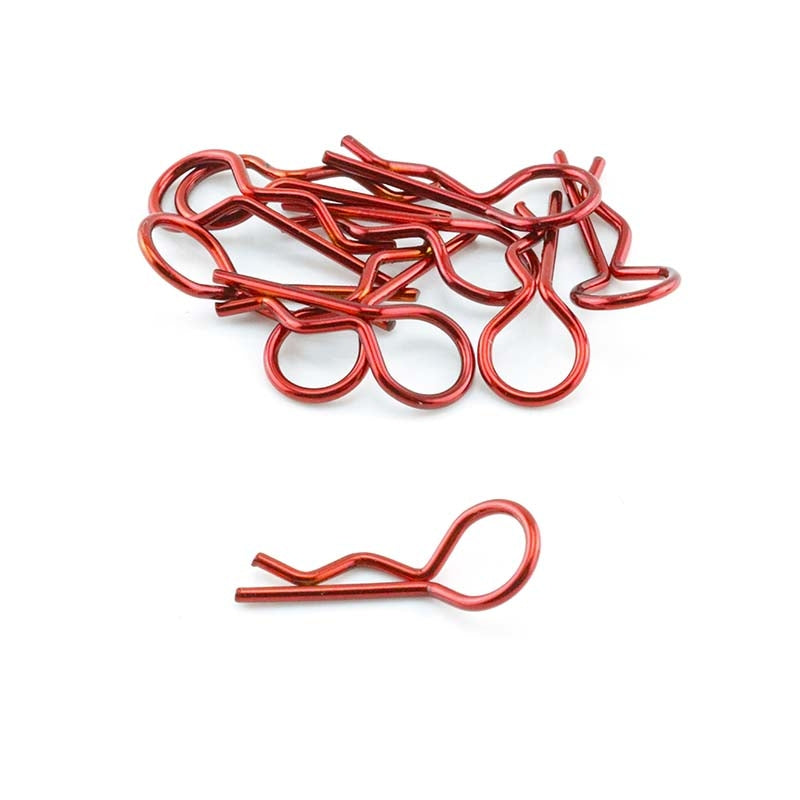 HobbyStar Bent 1/10 Body Clips, 10-pack