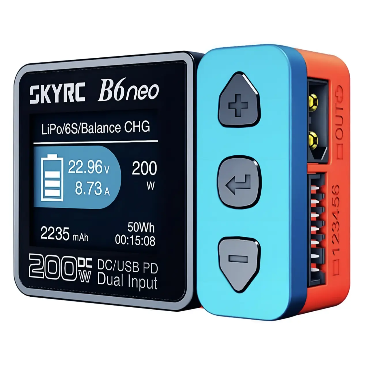 SKYRC B6 Neo 200W Smart Charger - Front View