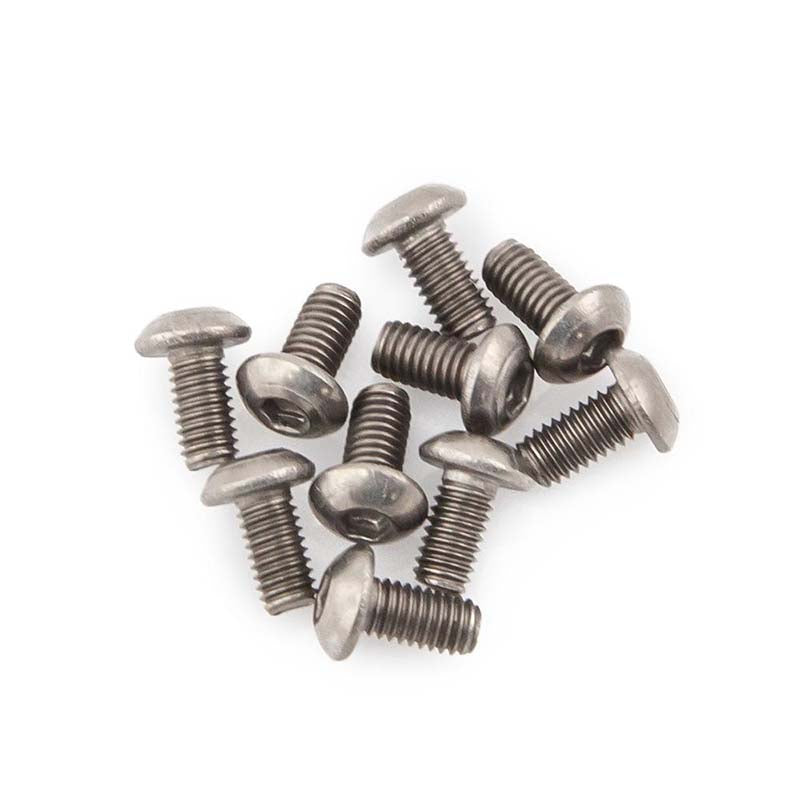 HobbyStar Titanium Button Head Screw, M3, 10-pack