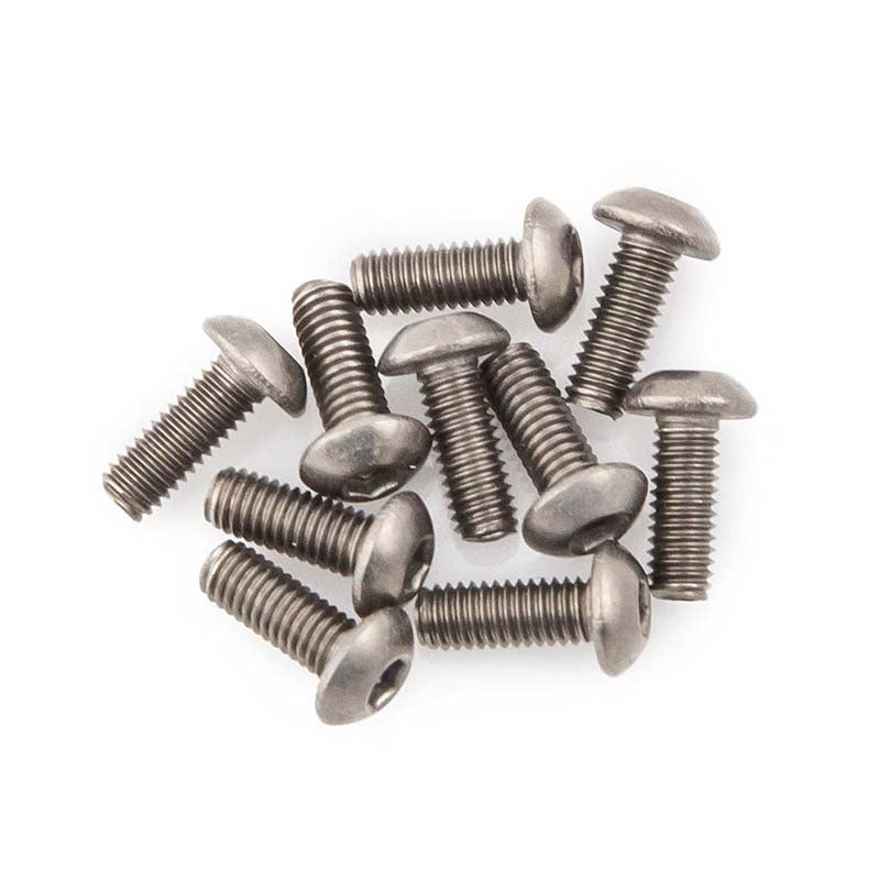 HobbyStar Titanium Button Head Screw, M3, 10-pack